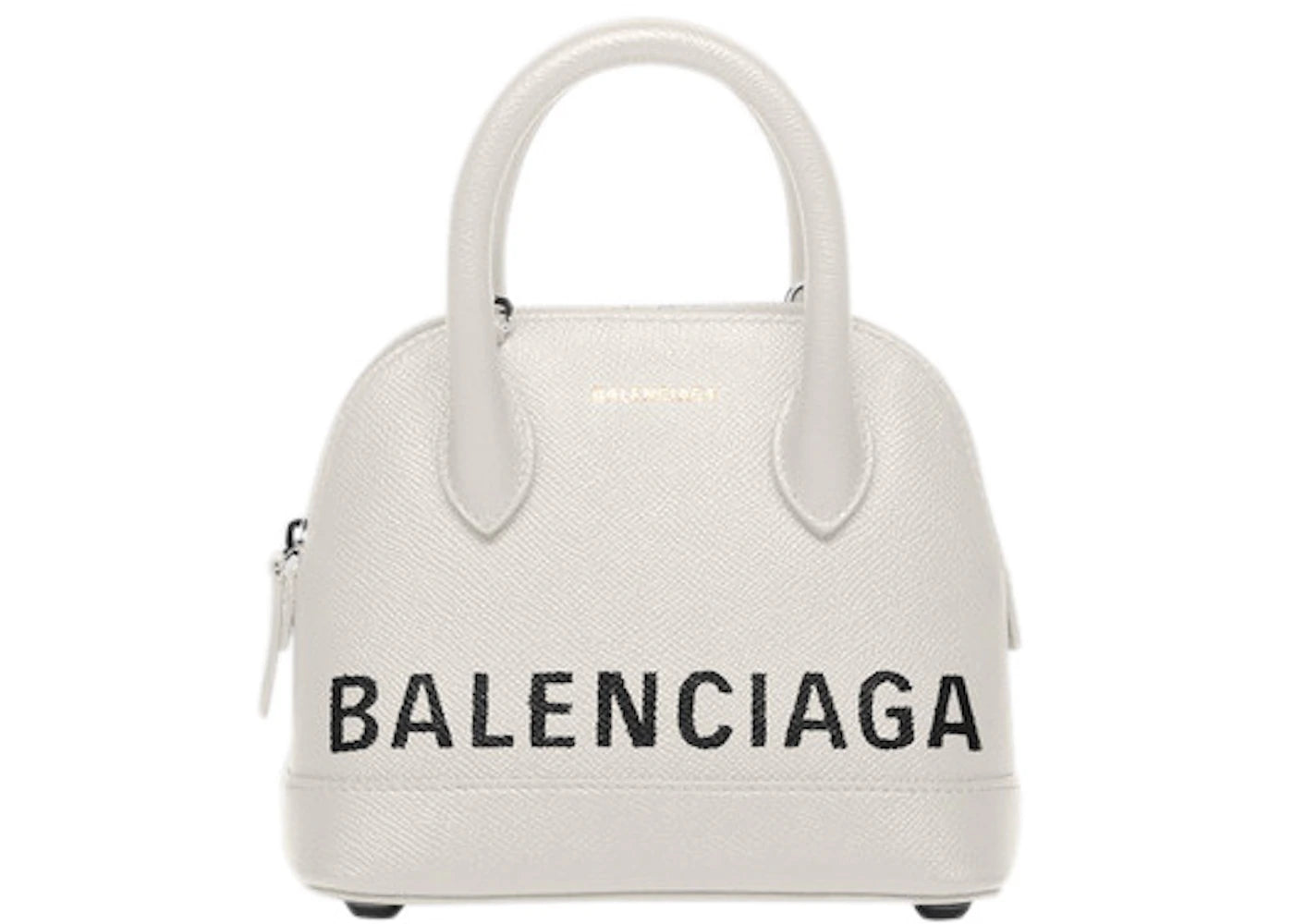 Balenciaga Ville Top Handle XXS White/Black