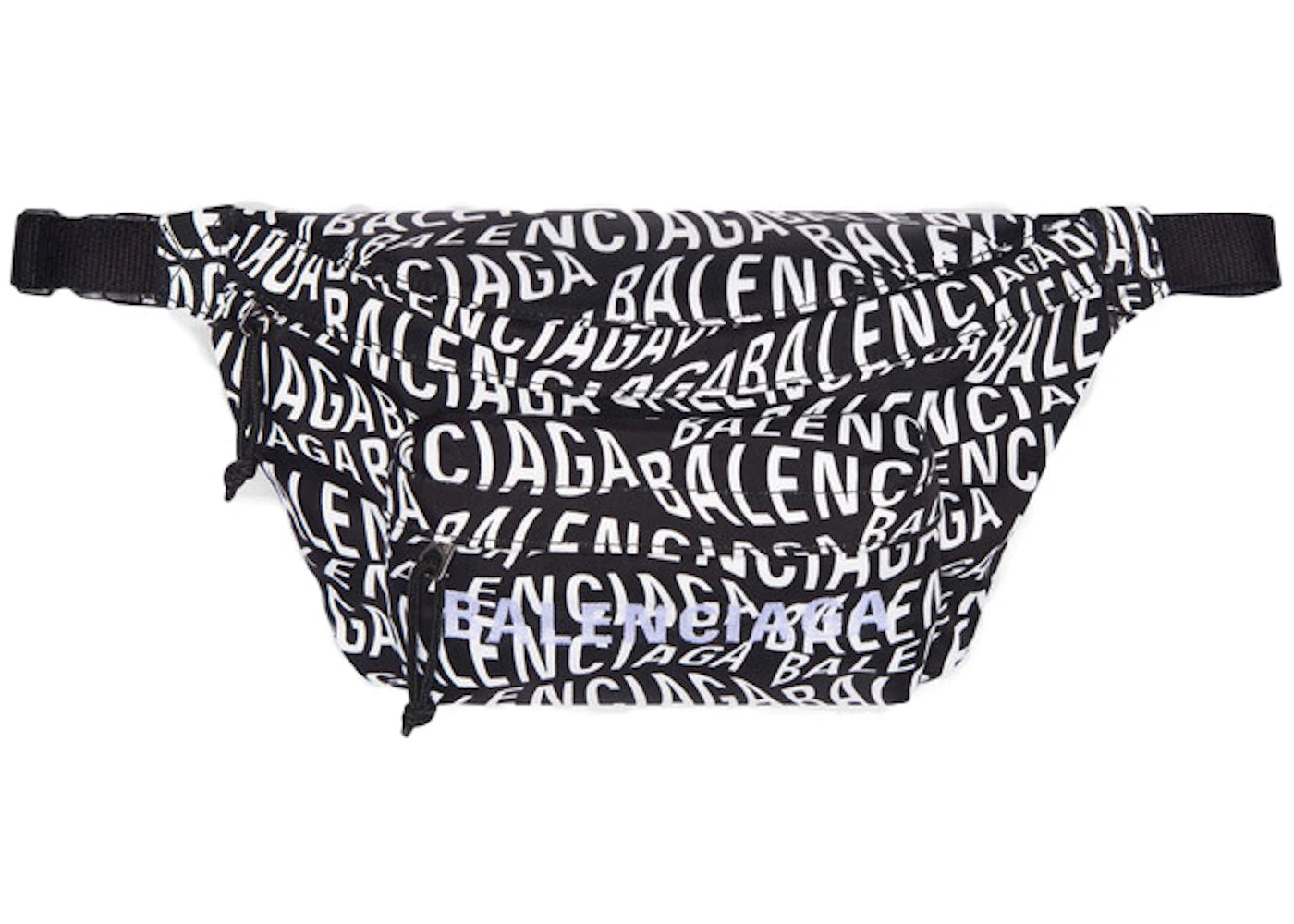 Balenciaga Wheel Beltpack Logo Wheel Black/White