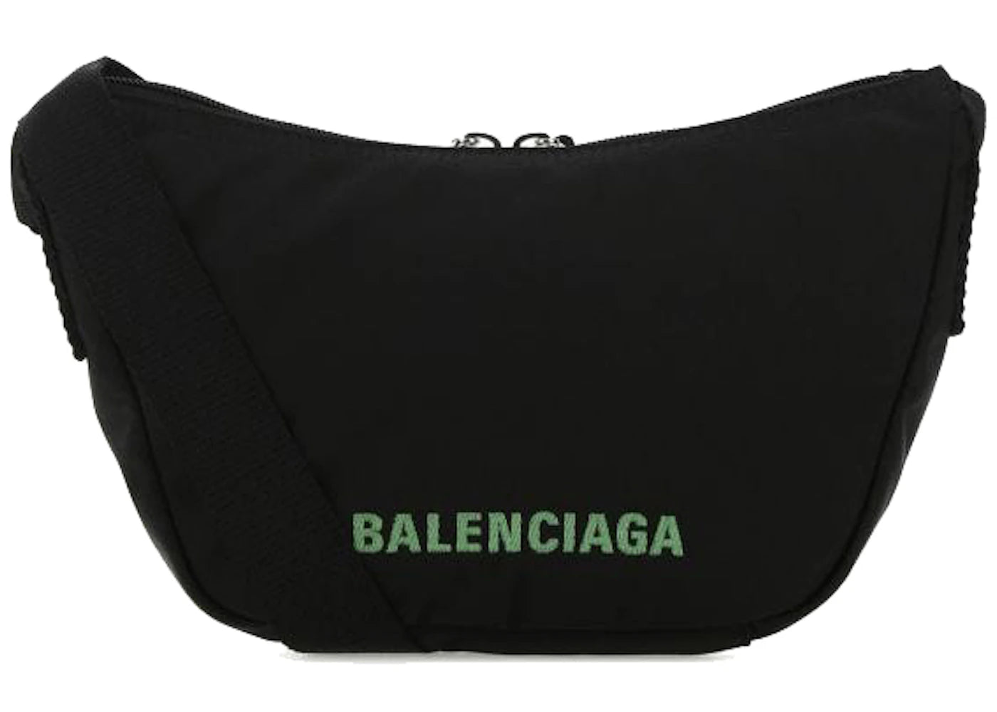 Balenciaga Wheel Sling Shoulder Bag Black