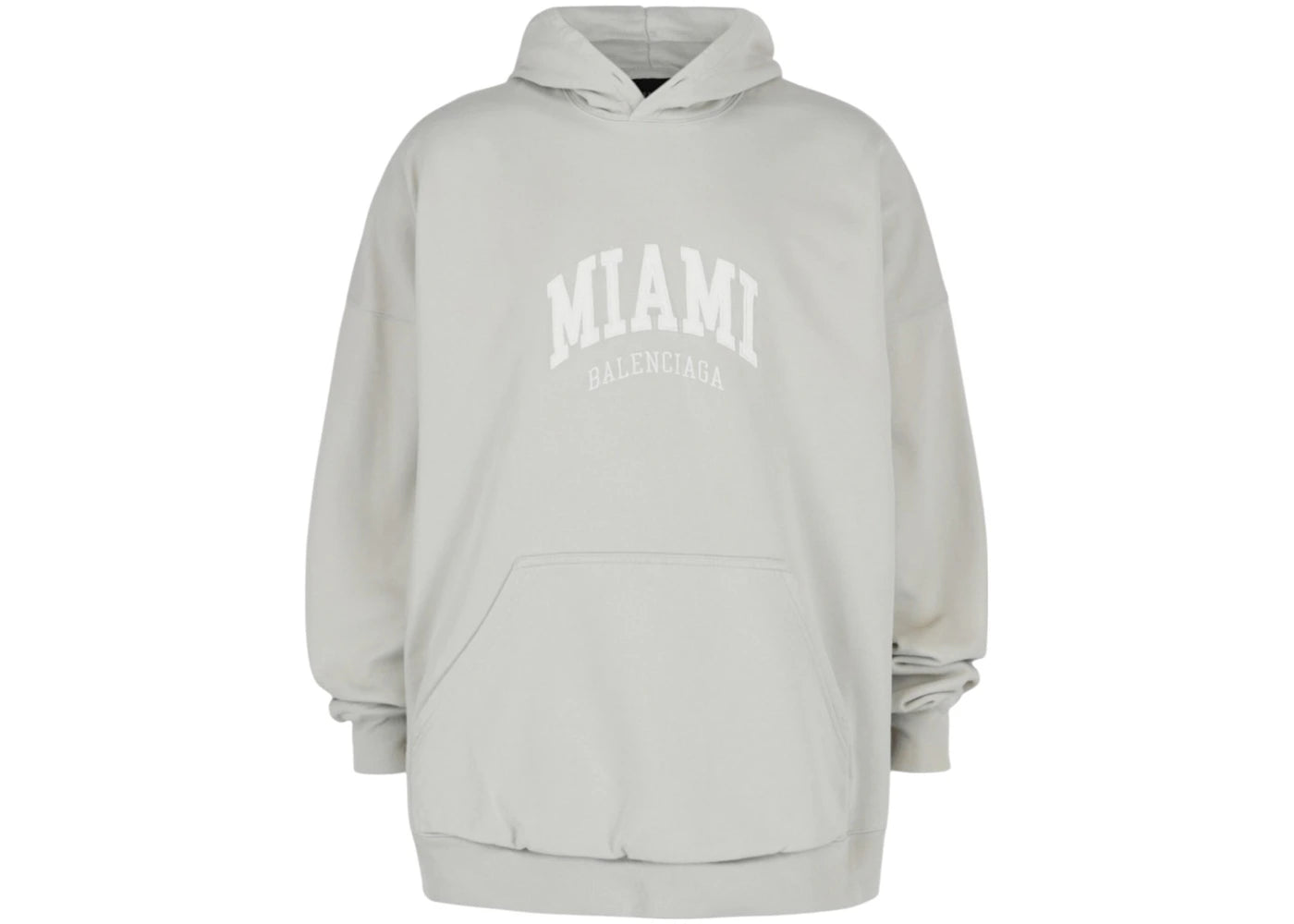 Balenciaga Wide Fit Miami Hoodie Shell White