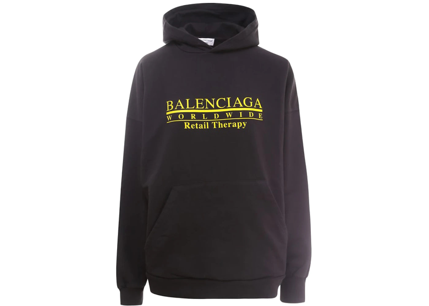 Balenciaga Women Worldwide Hoodie Black