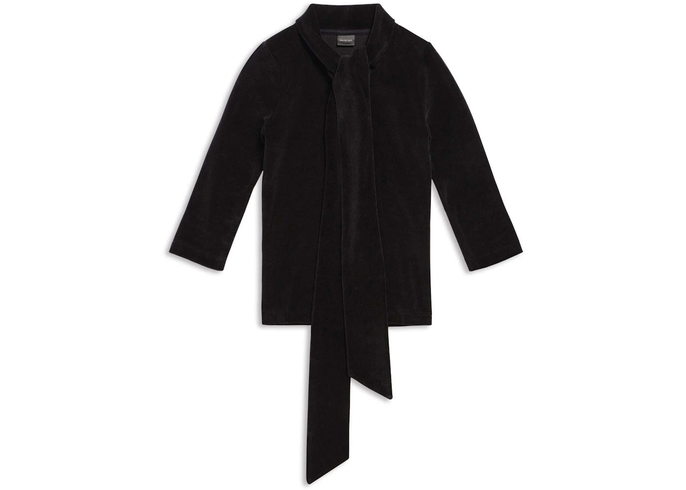 Balenciaga Women'S Scarf Fitted Turtleneck in Black Black