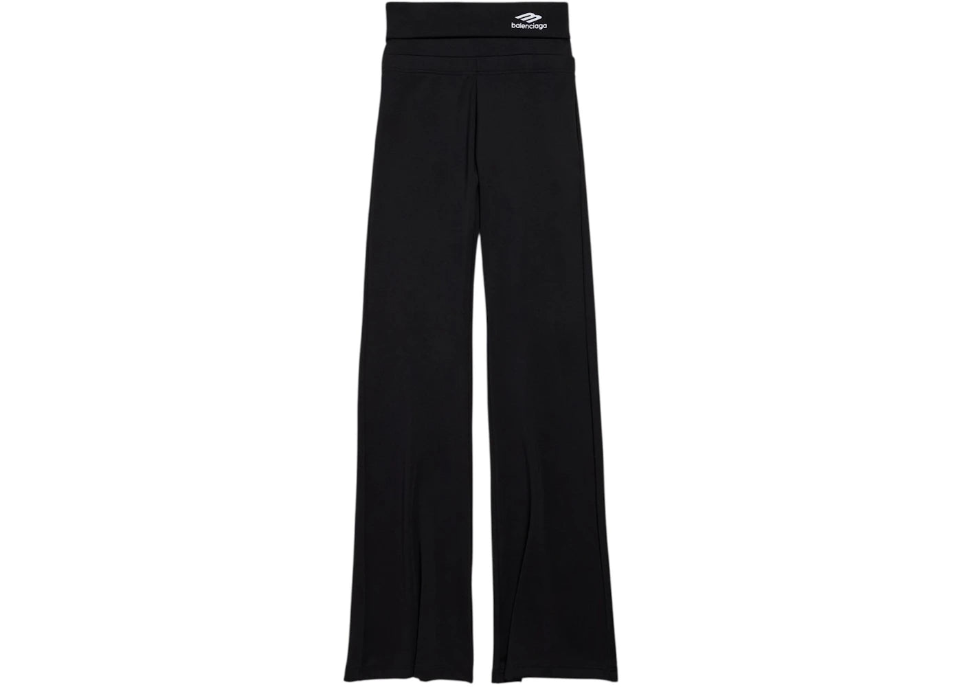 Balenciaga Women's 3B Sports Icon Foldover Leggings Washed Black