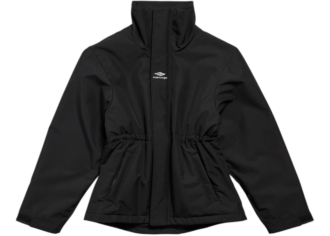 Balenciaga Women's 3B Sports Icon Ski High Collar Parka Black