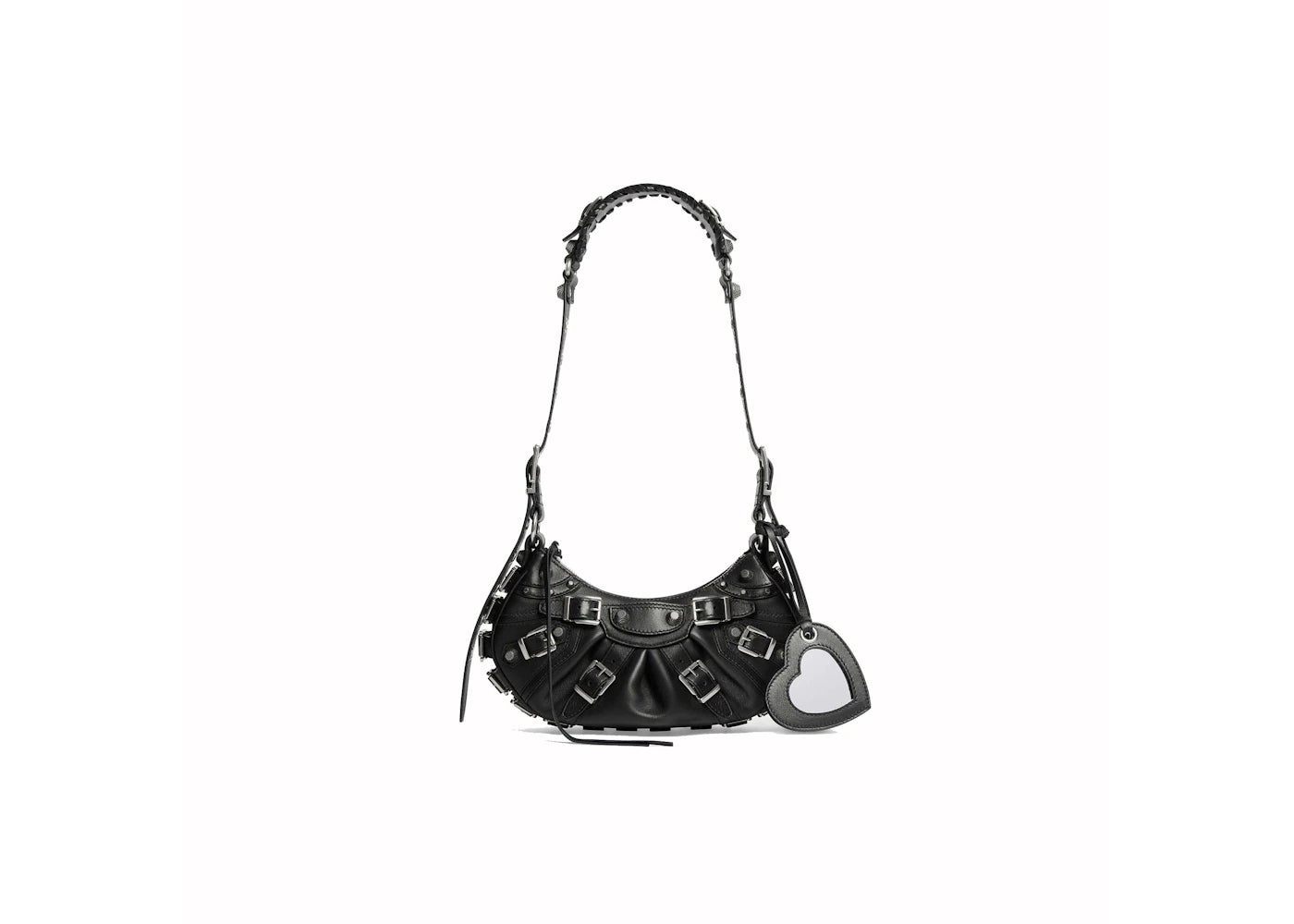 Balenciaga Womens Le Cagole XS Shoulder Bag Black