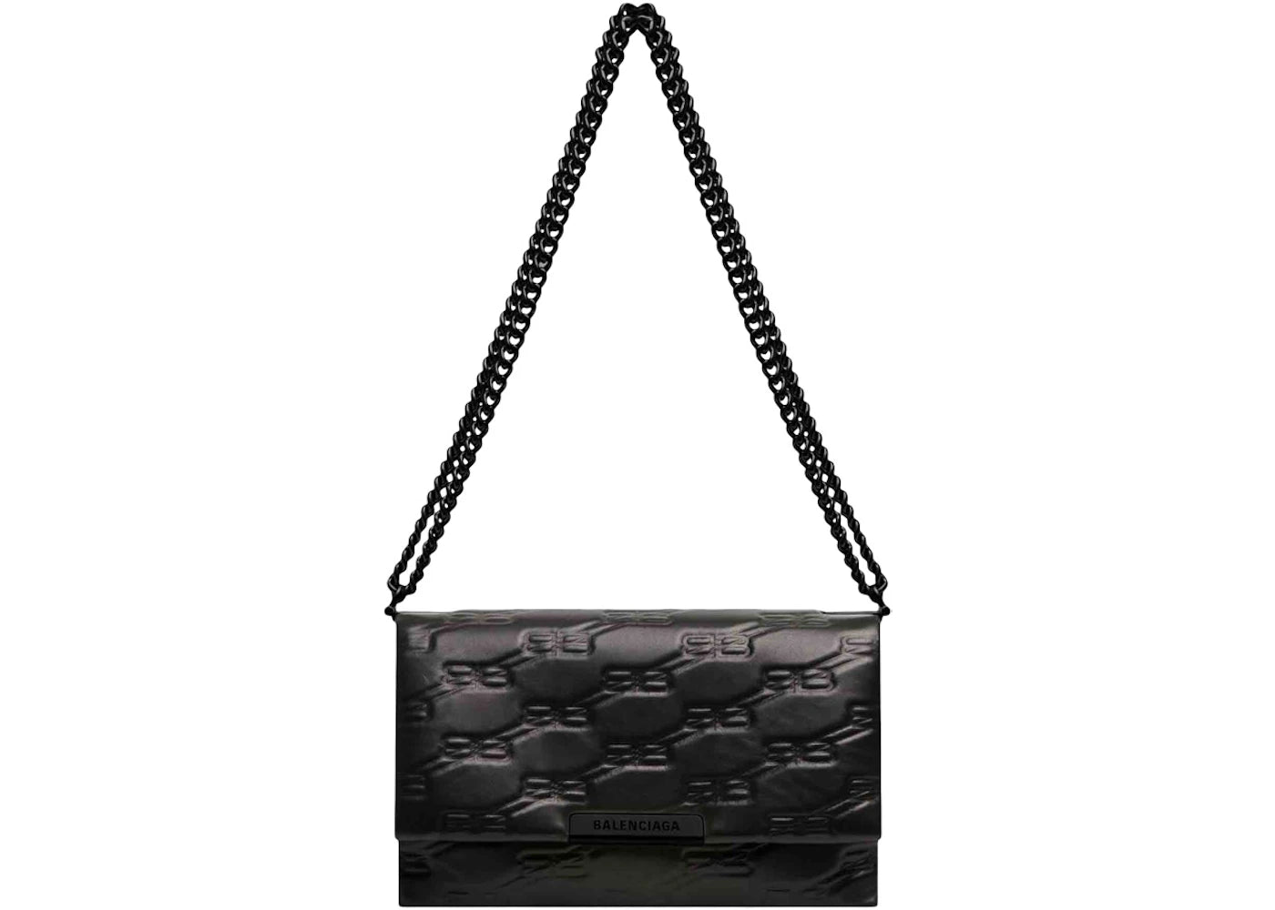 Balenciaga Women's Triplet Medium Bag BB Monogram Black