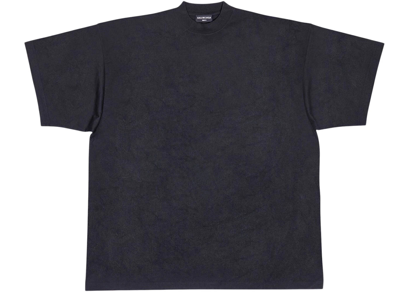 Balenciaga Women's Vintage Tab Oversized T-Shirt Black