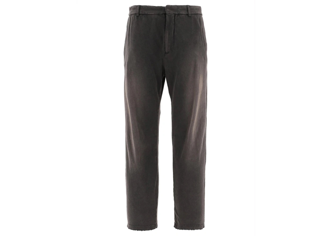 Balenciaga Worn Out Cotton Knit Trousers Black
