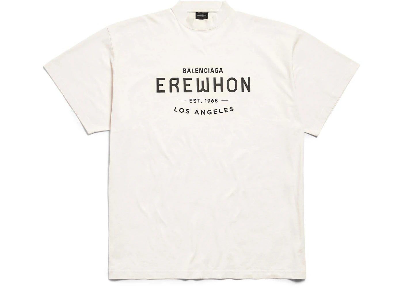 Balenciaga x Erewhon Los Angeles T-Shirt Oversized Beige/Black