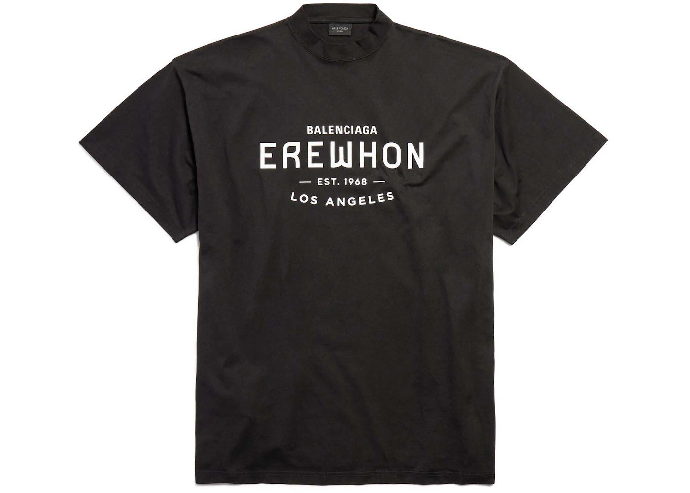 Balenciaga x Erewhon Los Angeles T-Shirt Oversized Black/White