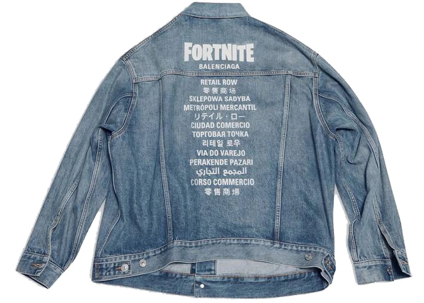 Balenciaga x FORTNITE©2021 Large Fit Jacket Blue