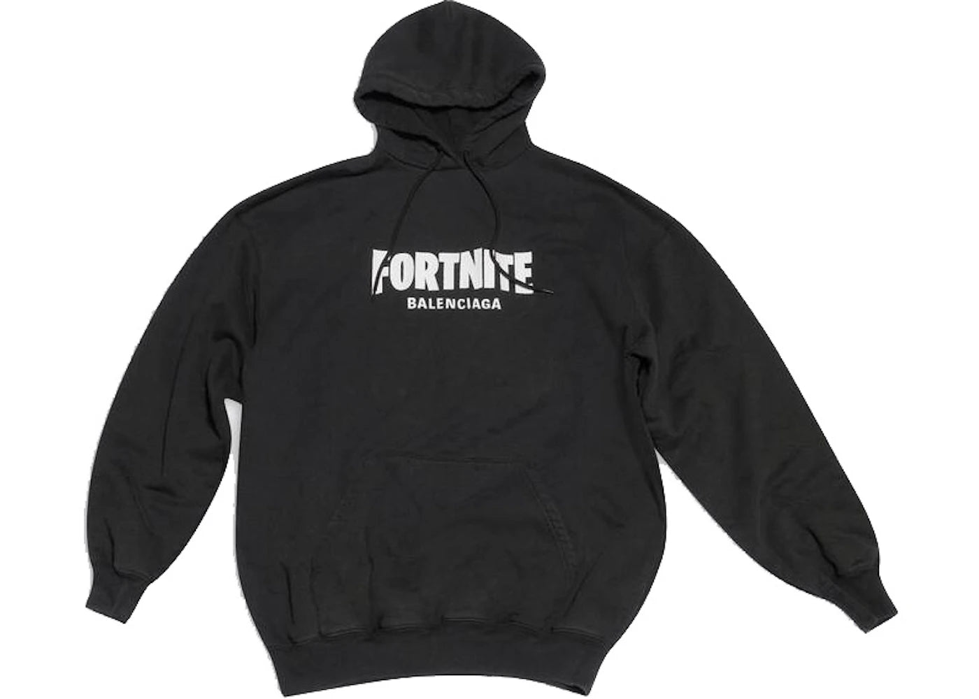 Balenciaga x FORTNITE©2021 Medium Fit Hoodie Black/White