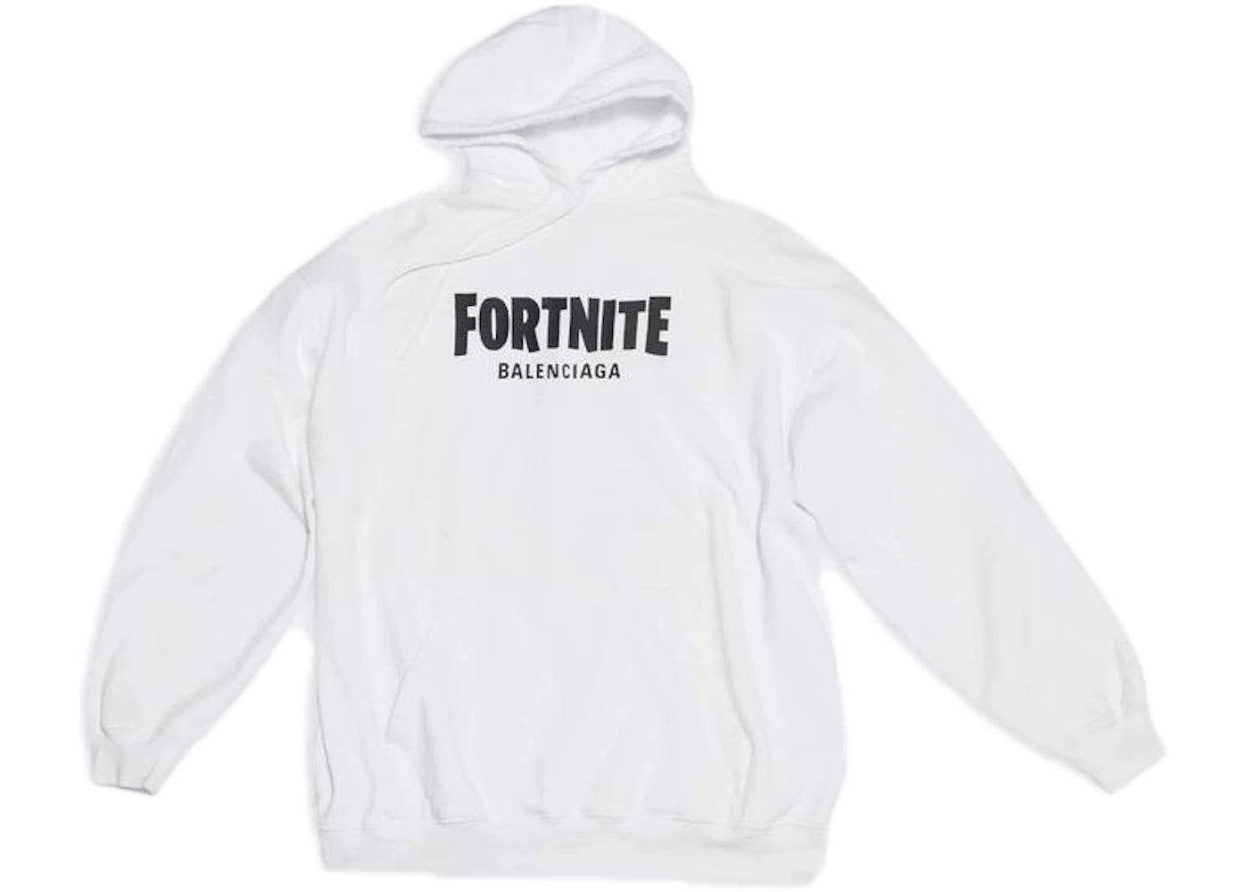 Balenciaga x FORTNITE©2021 Medium Fit (W) Hoodie White