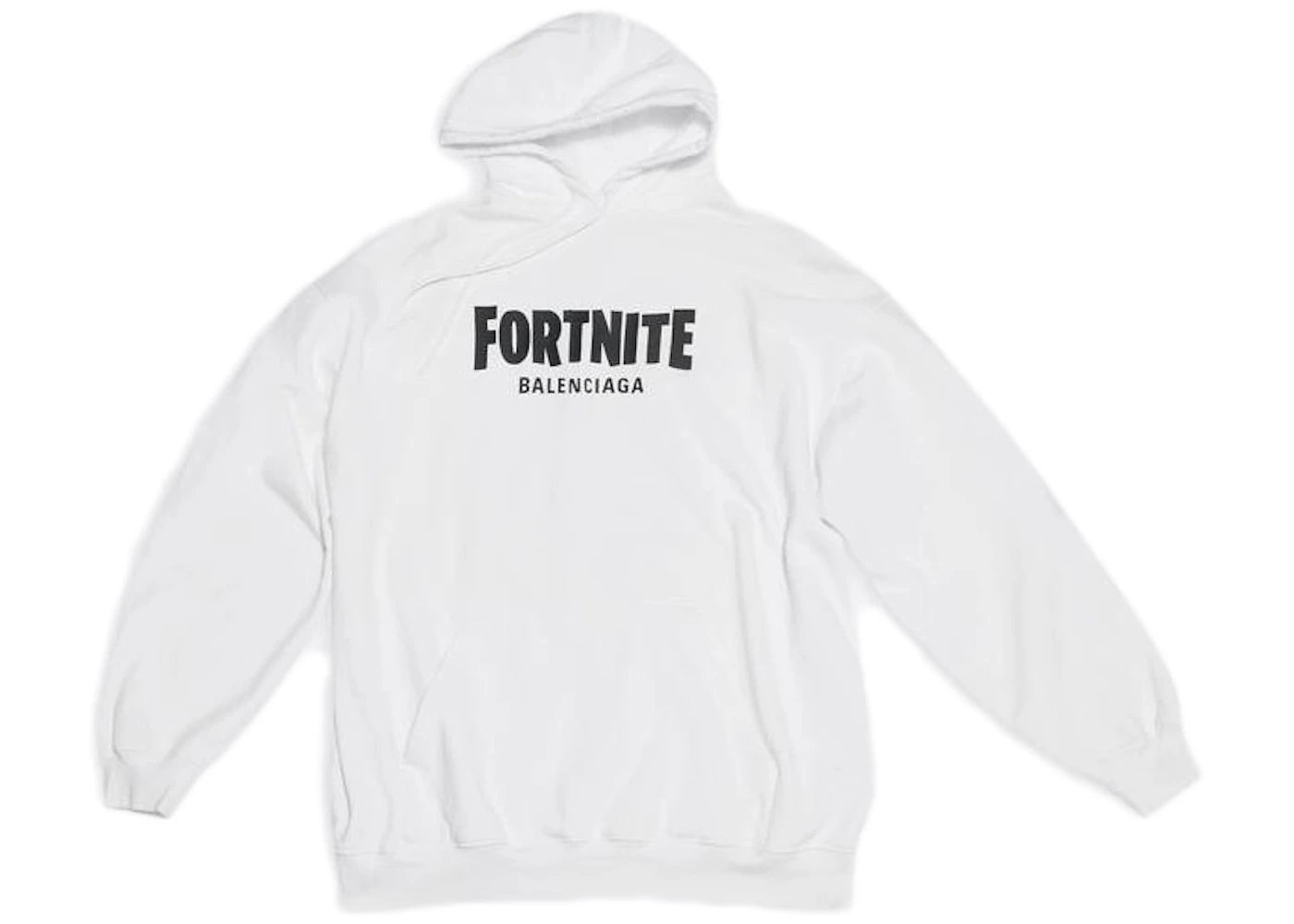 Balenciaga x FORTNITE©2021 Medium Fit Hoodie White