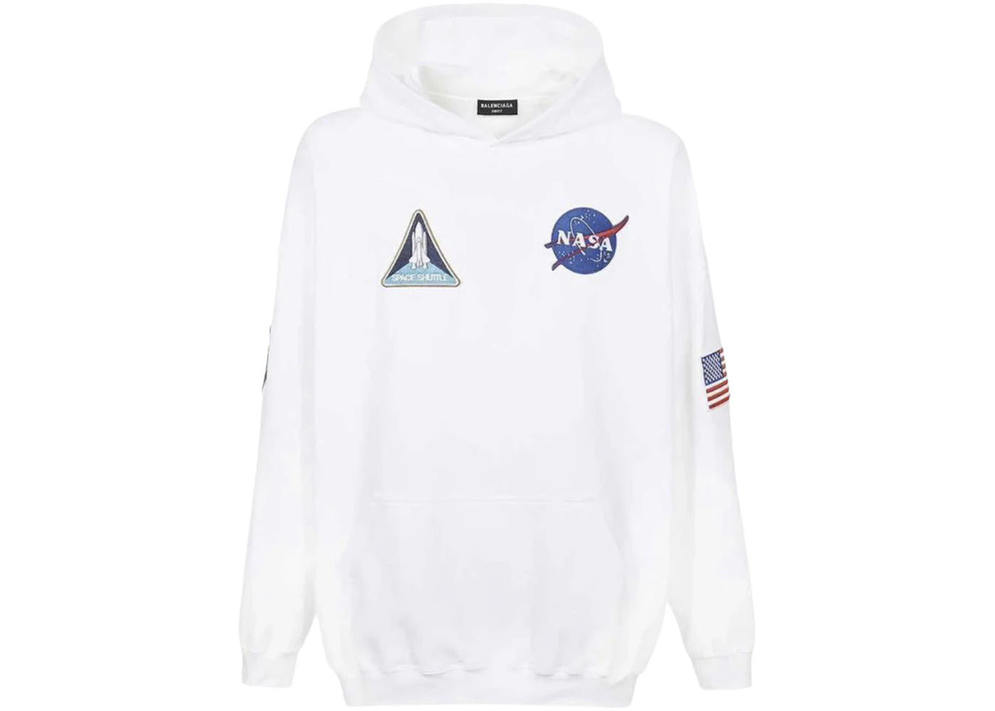Balenciaga x NASA Hoodie White