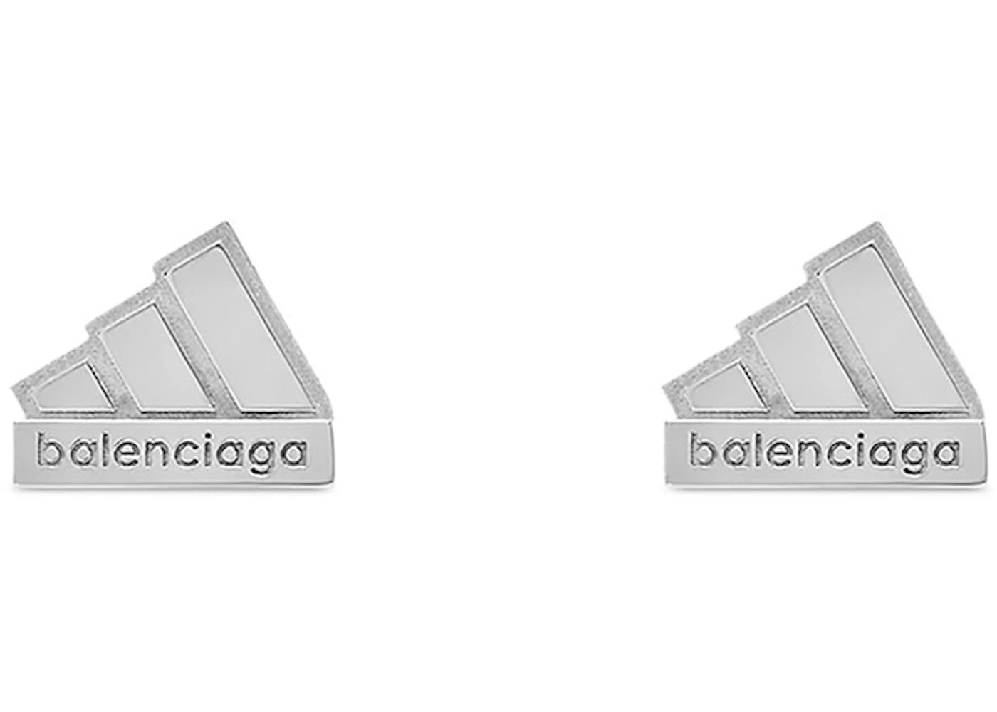 Balenciaga x adidas Earrings Silver