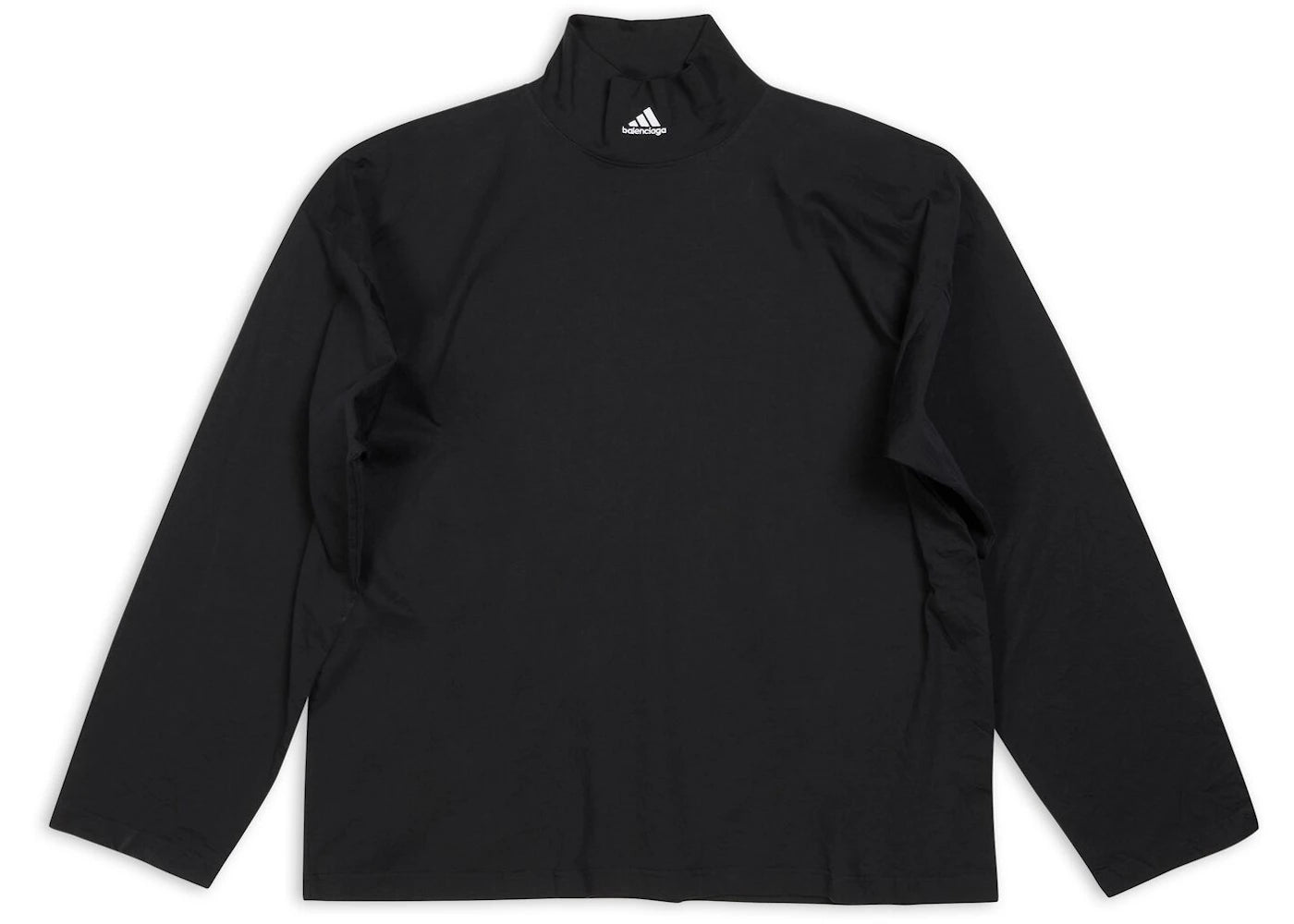 Balenciaga x adidas High Neck T-Shirt Black