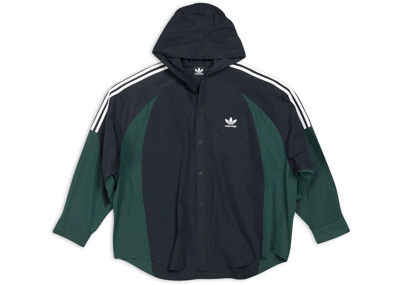 Balenciaga x adidas Hooded Shirt Black