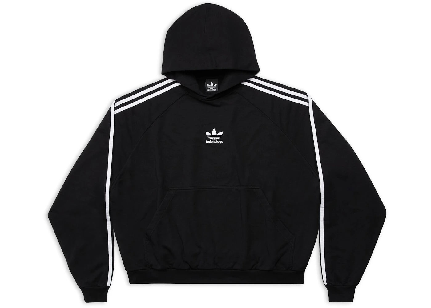 Balenciaga x adidas Hoodie Large Fit Black
