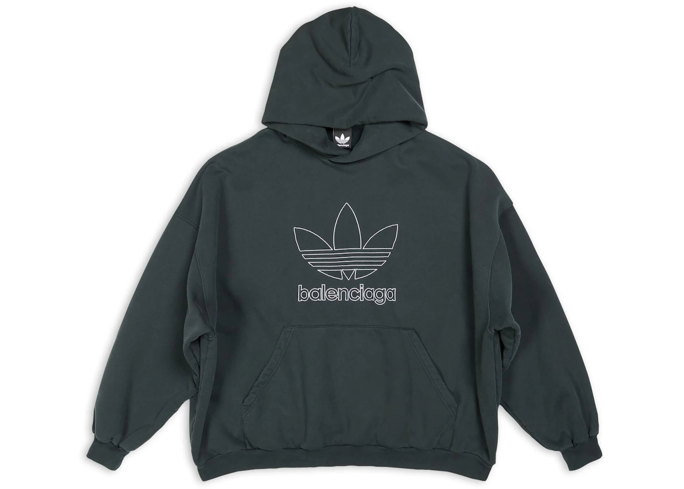 Balenciaga x adidas Hoodie Large Fit Green