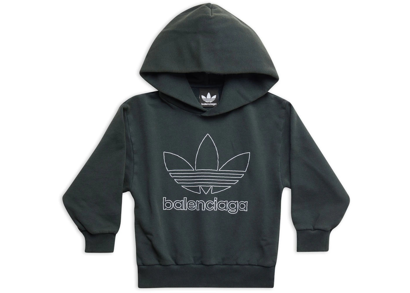 Balenciaga x adidas Kids Hoodie Green