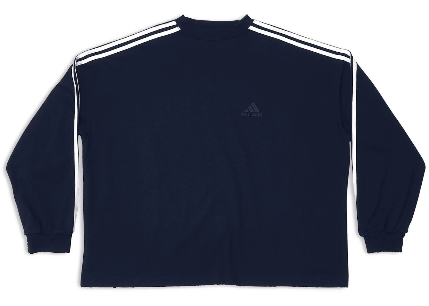 Balenciaga x adidas L/S T-Shirt Navy