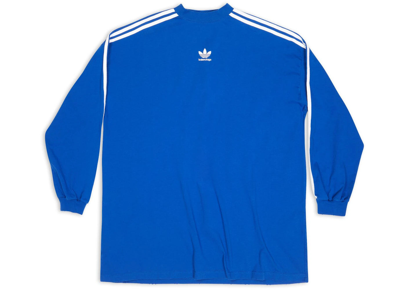 Balenciaga x adidas Long Sleeve T-Shirt Oversized Blue