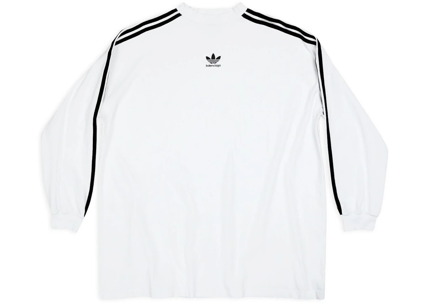 Balenciaga x adidas Long Sleeve T-Shirt Oversized White