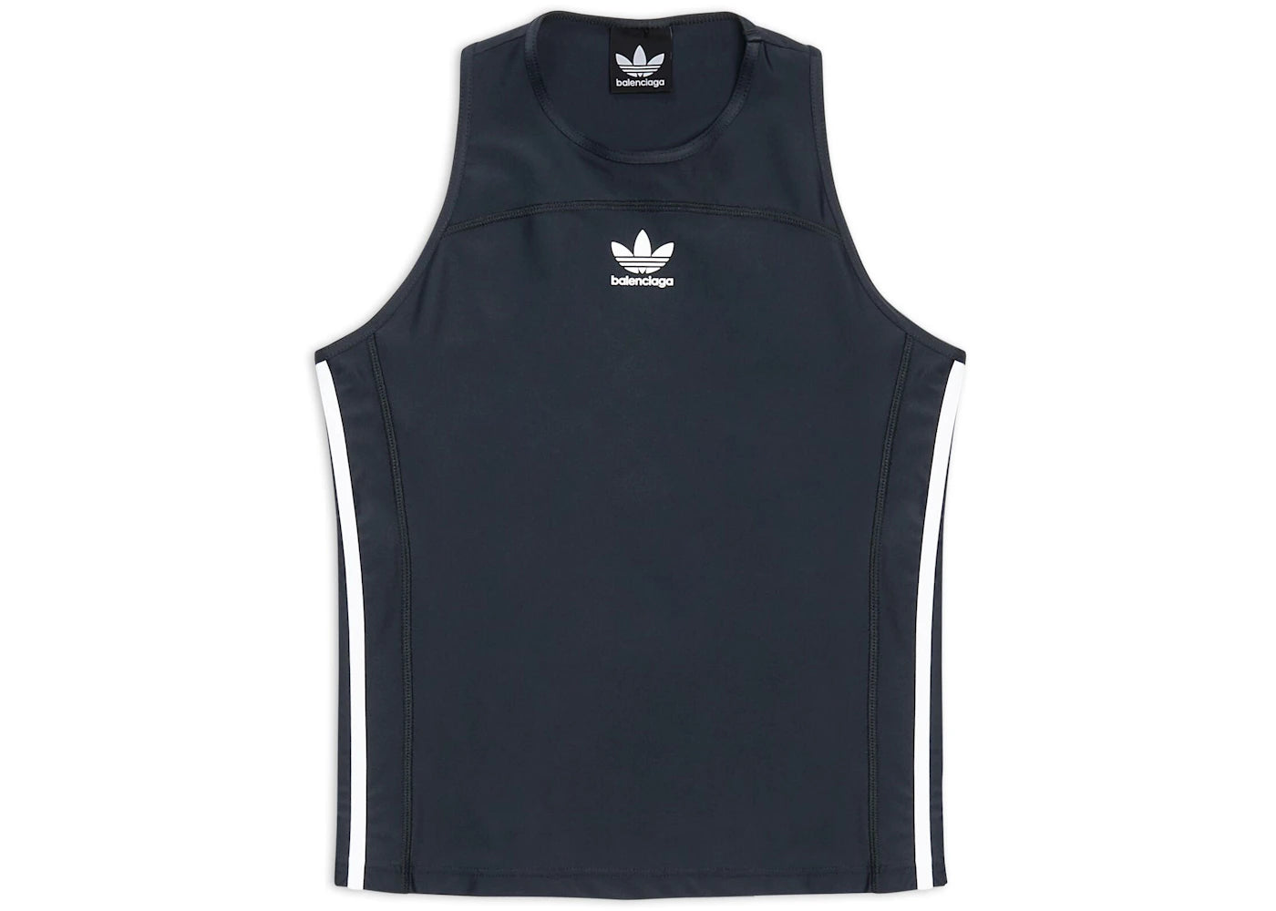Balenciaga x adidas Mens Athletic Tank Top Black