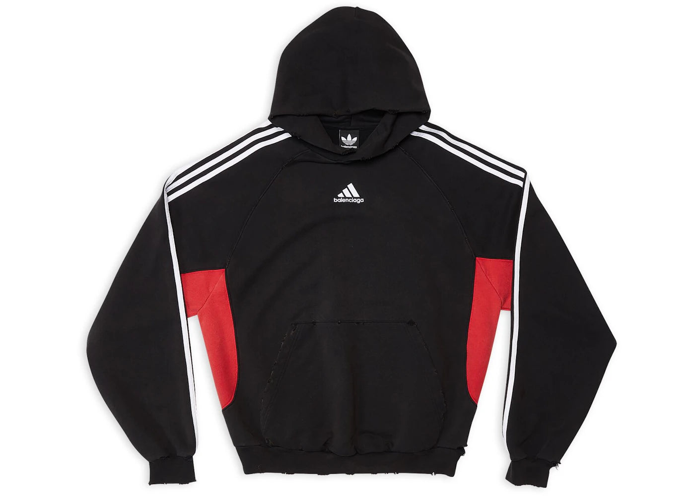 Balenciaga x adidas Mens Hoodie Small Fit Black