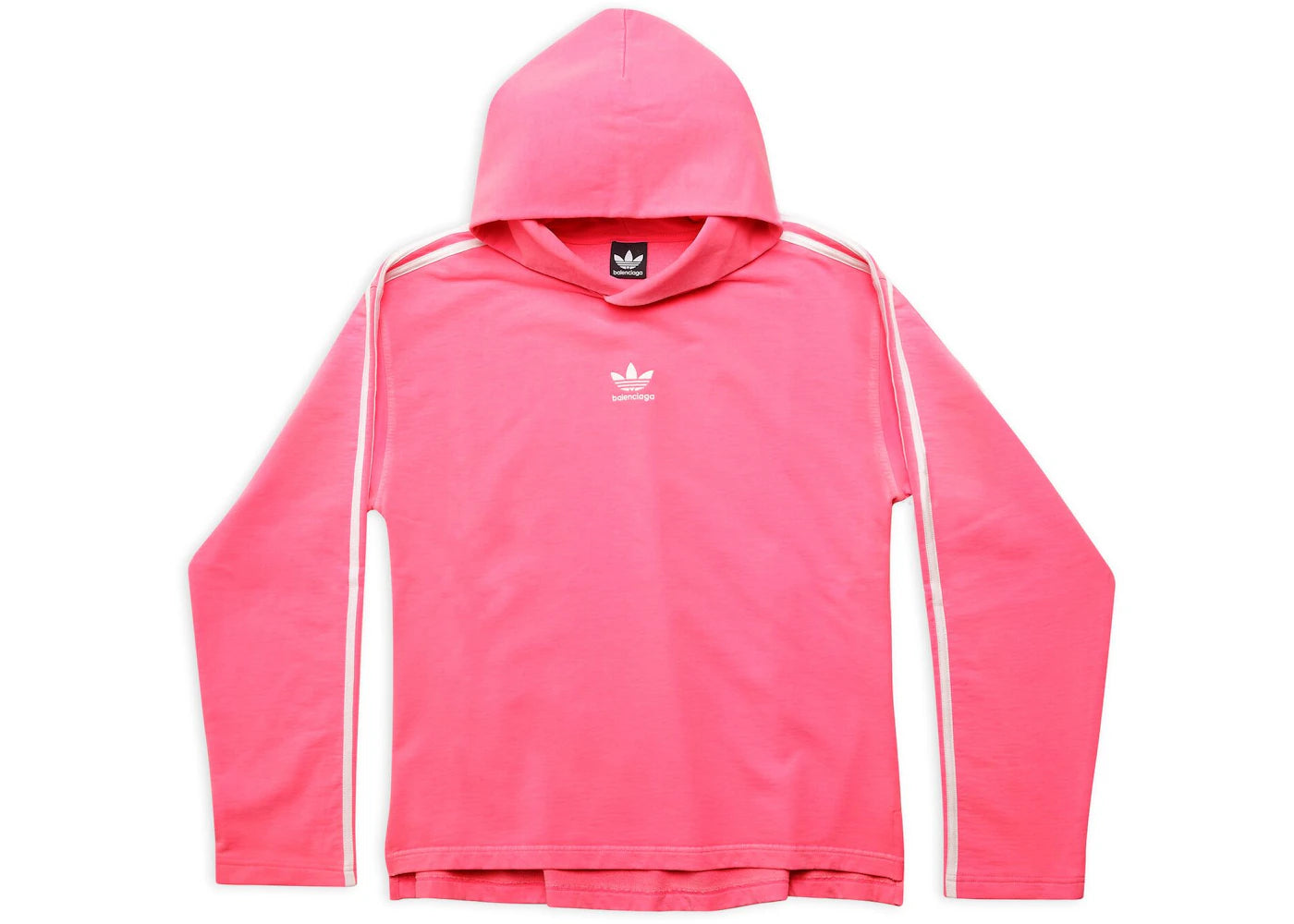Balenciaga x adidas No Rib Hoodie Medium Fit Neon Pink