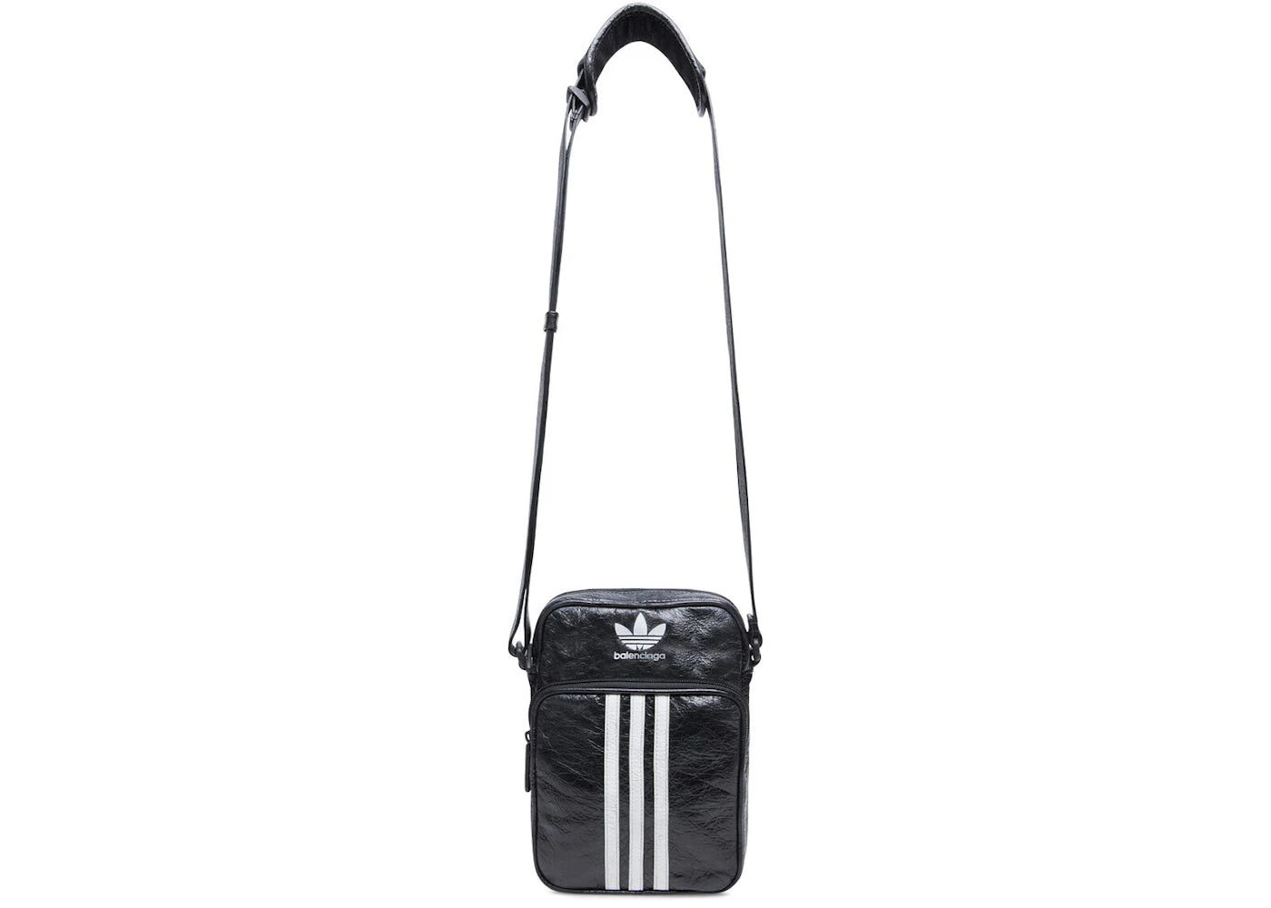 Balenciaga x adidas Small Crossbody Messenger Bag Black/White