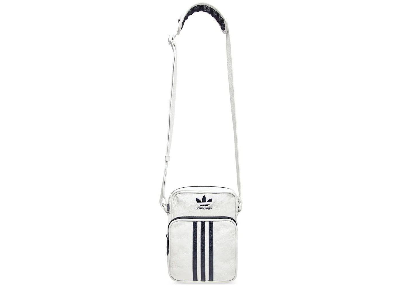 Balenciaga x adidas Small Crossbody Messenger Bag White/Black