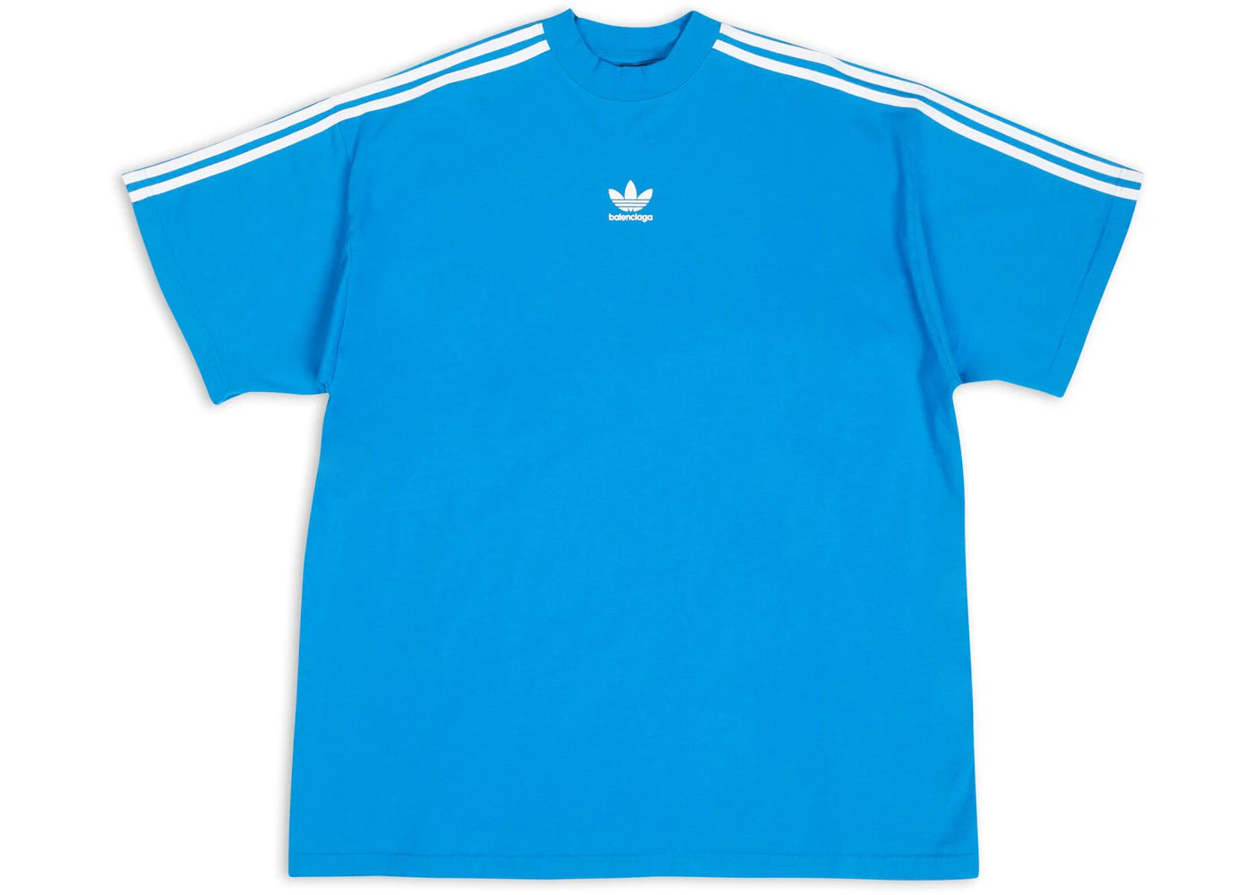 Balenciaga x adidas T-Shirt Oversized Blue
