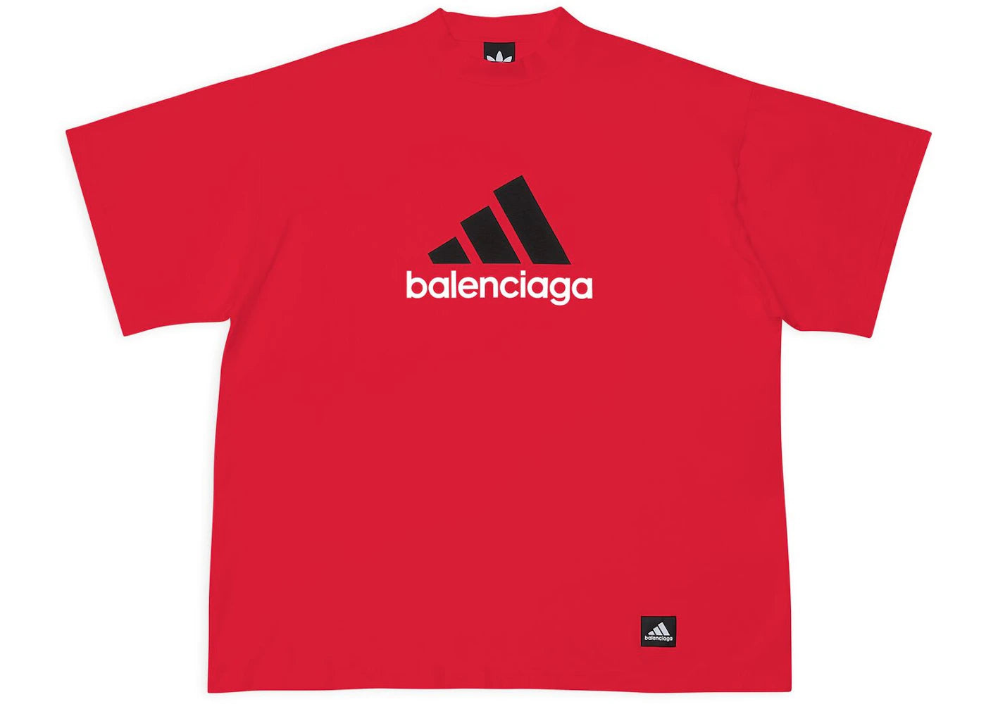 Balenciaga x adidas T-Shirt Oversized Red