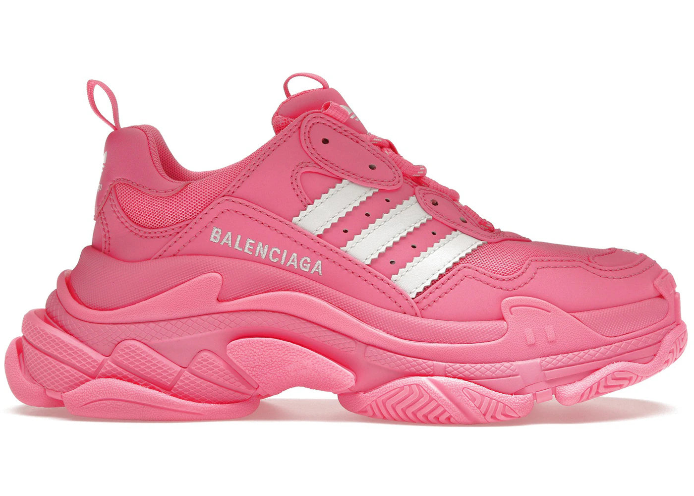 Balenciaga x adidas Triple S Neon Pink (Women's)