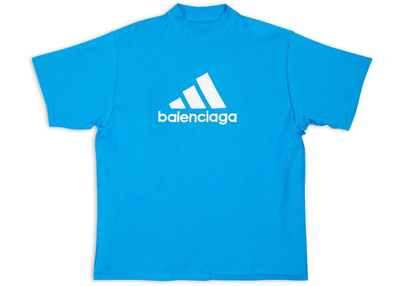 Balenciaga x adidas Unisex T-Shirt Oversized Blue