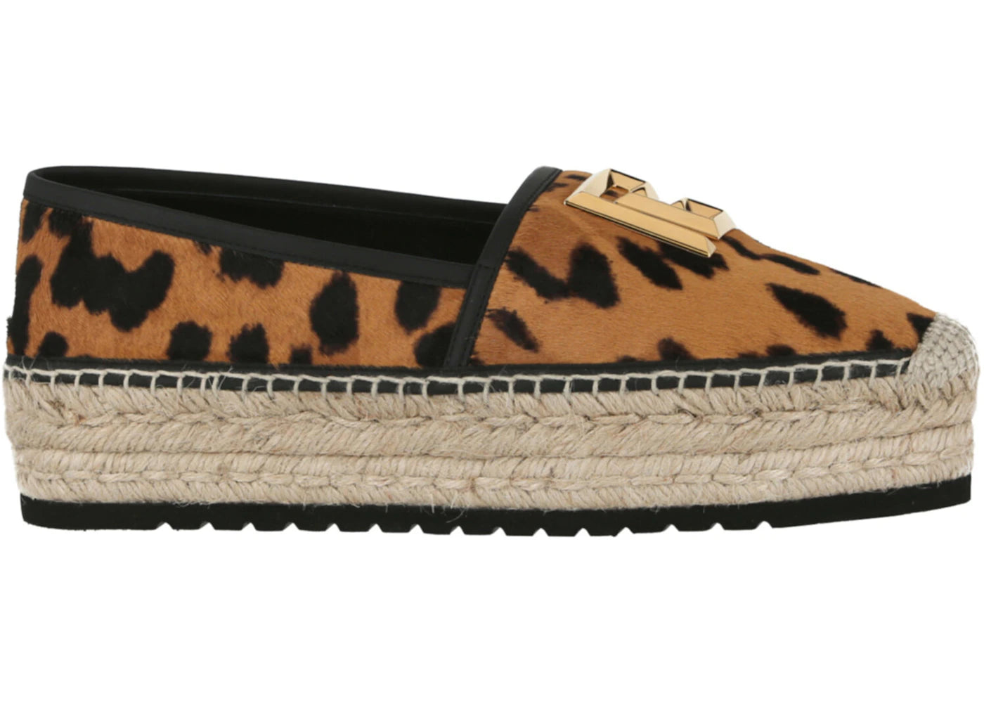 Balmain Alex Leopard Espadrilles Borwn Leopard (Women's)