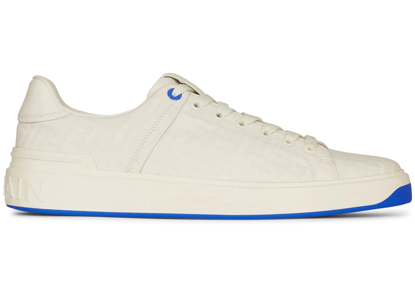 Balmain B-Court Low-Top White Blue