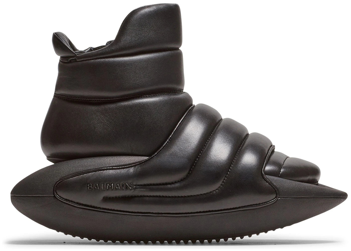 Balmain B-IT Mules High-Top Black