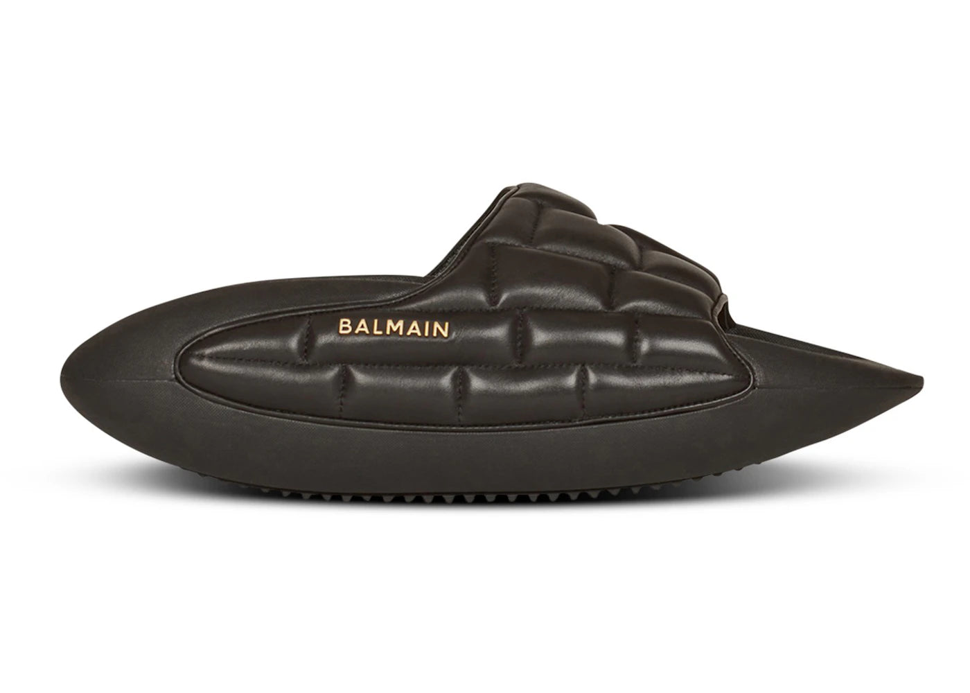 Balmain B-IT Mules Quilted Black