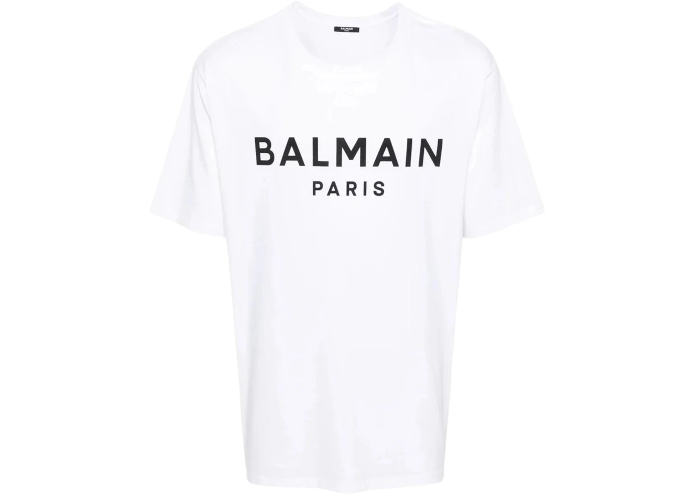 Balmain Logo Print T-shirt White