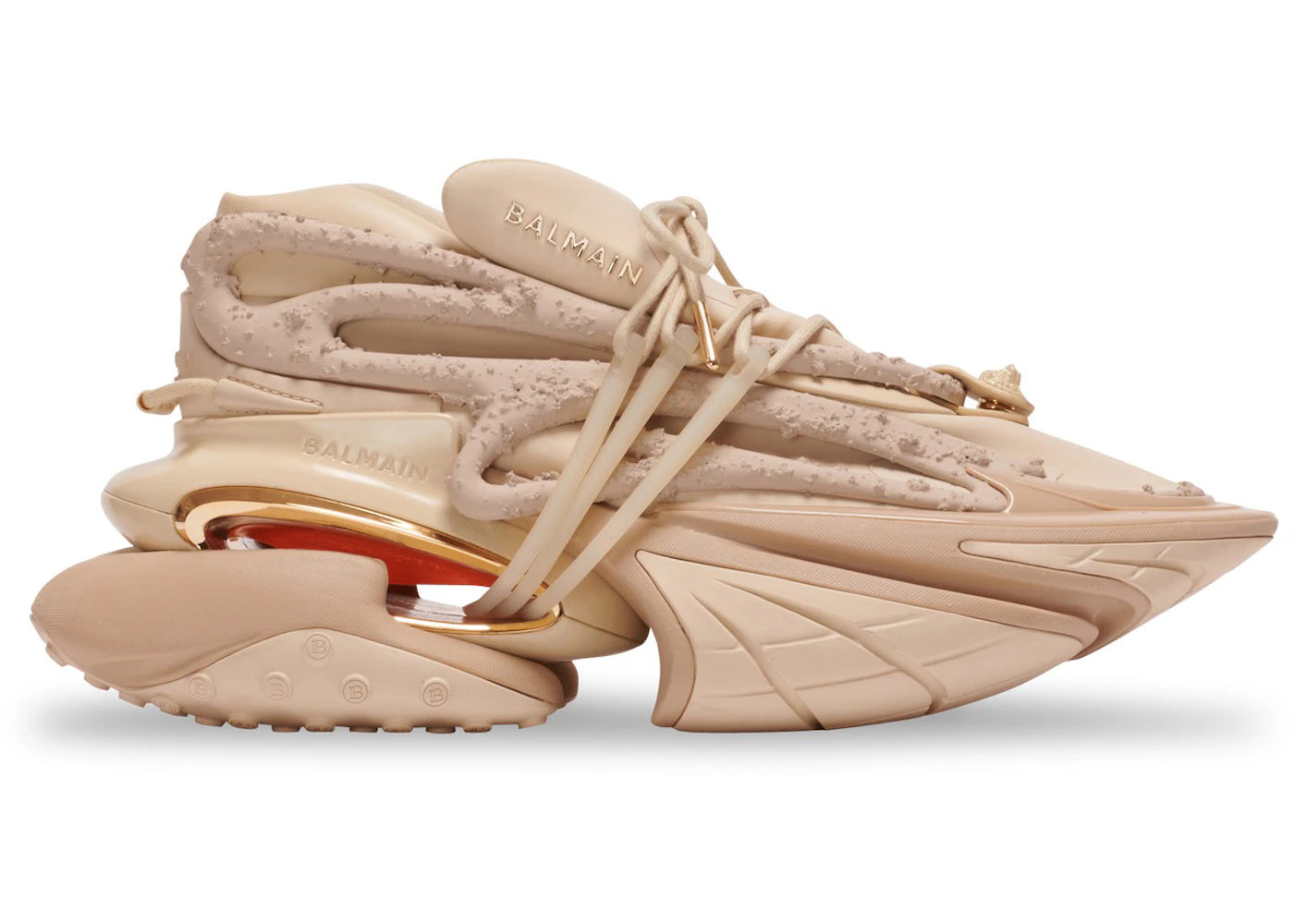 Balmain Unicorn Low-Top Beige