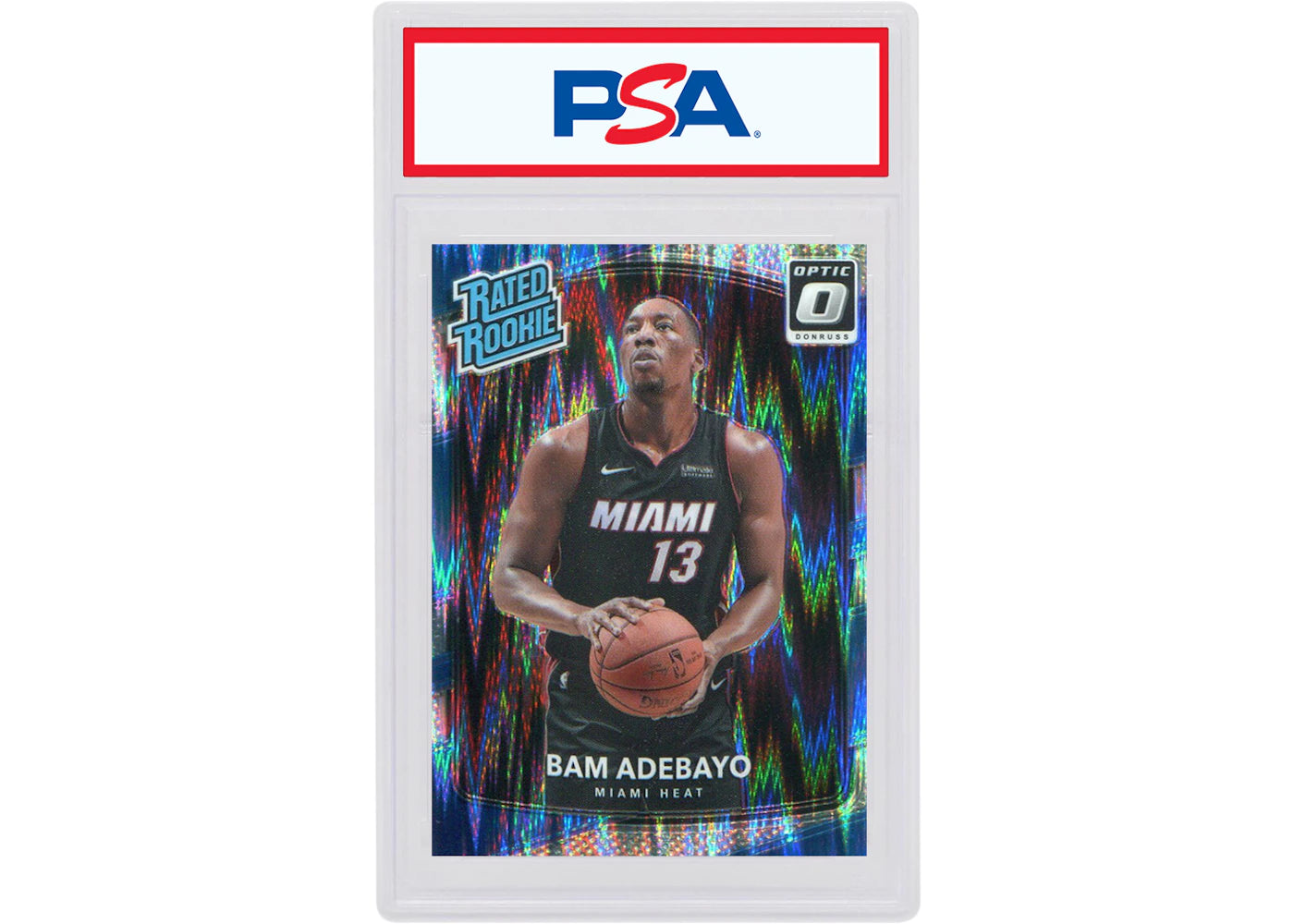 Bam Adebayo 2017 Donruss Optic Rookie Shock #187 (PSA or BGS Graded)