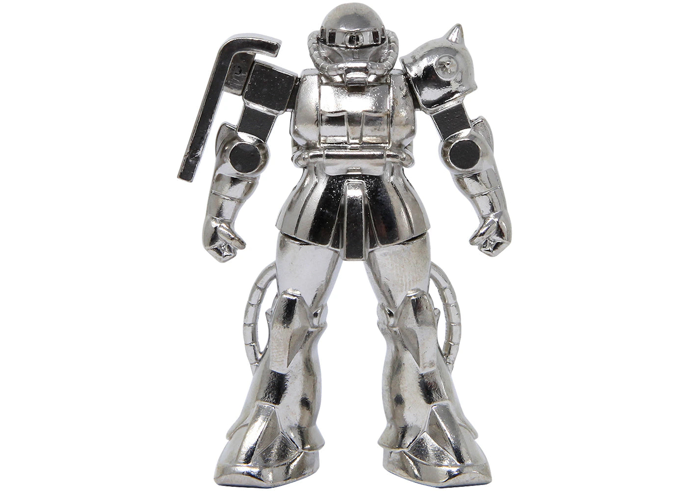 Bandai Absolute Chogokin Mobile Suit Gundam GM-03 Zaku II Mass Production Model Action Figure Silver