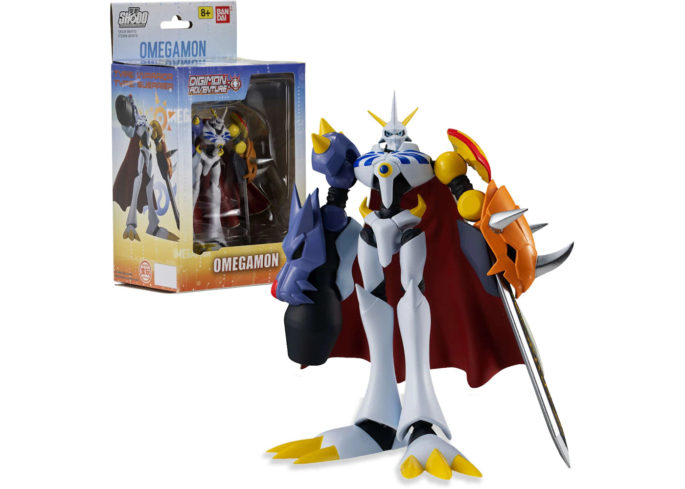 Bandai America Digimon Shodo Digimon Omegamon Action Figure