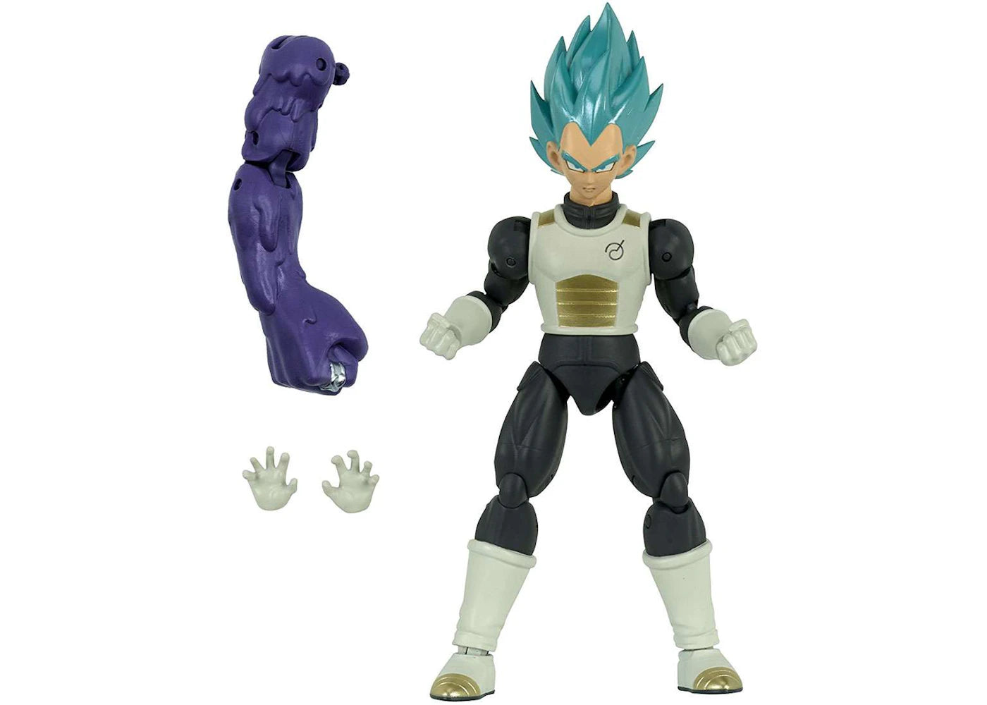 Bandai America Dragon Ball Dragon Stars Series 4 Super Saiyan Blue Vegeta Fusion Zamasu BAF Action Figure