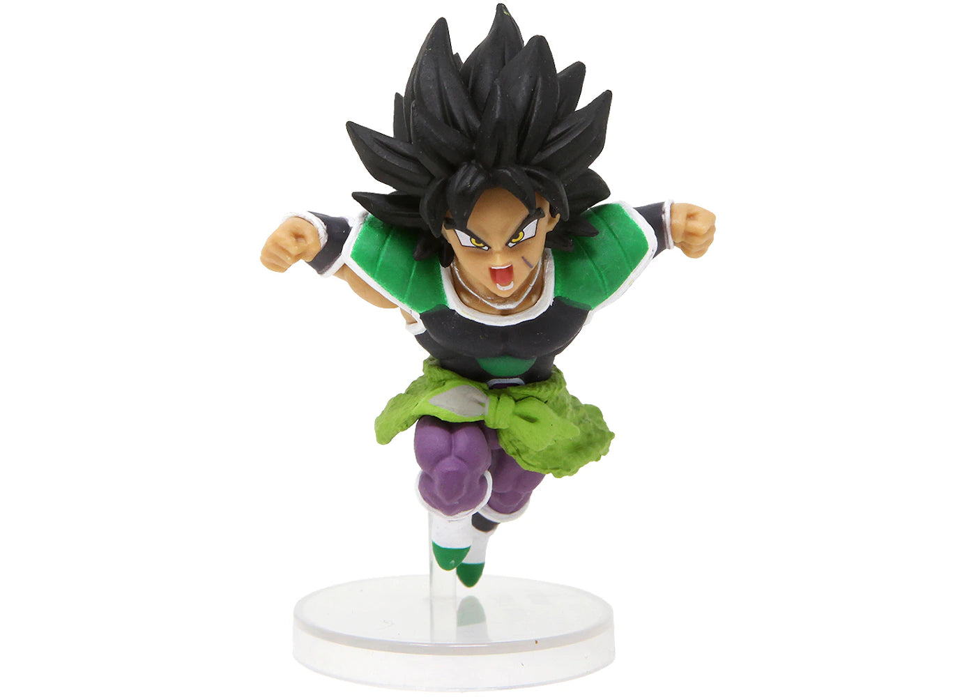 Bandai Dragon Ball Super Dragon Ball Adverge Motion 3 Broly Rage Mode Action Figure Green