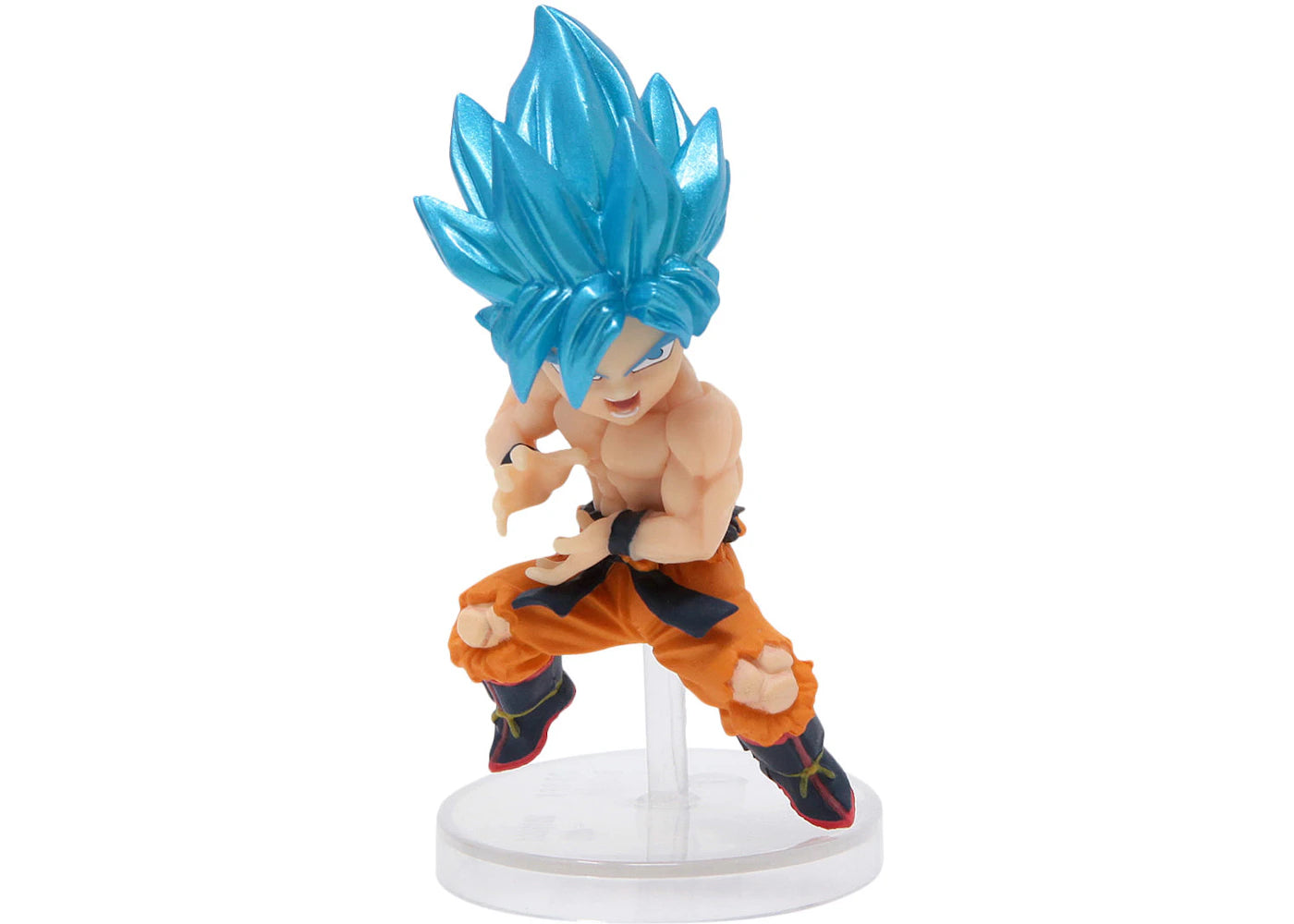 Bandai Dragon Ball Super Dragon Ball Adverge Motion 4 Super Saiyan God Super Saiyan Goku Action Figure Blue