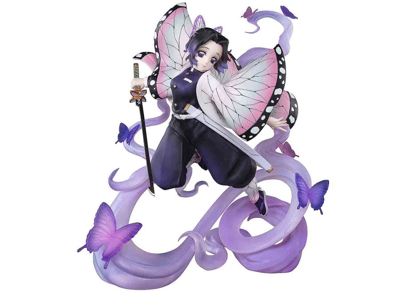 Bandai Figuarts ZERO Demon Slayer Kimetsu No Yaiba Shinobu Kocho Insect Breathing Action Figure Purple